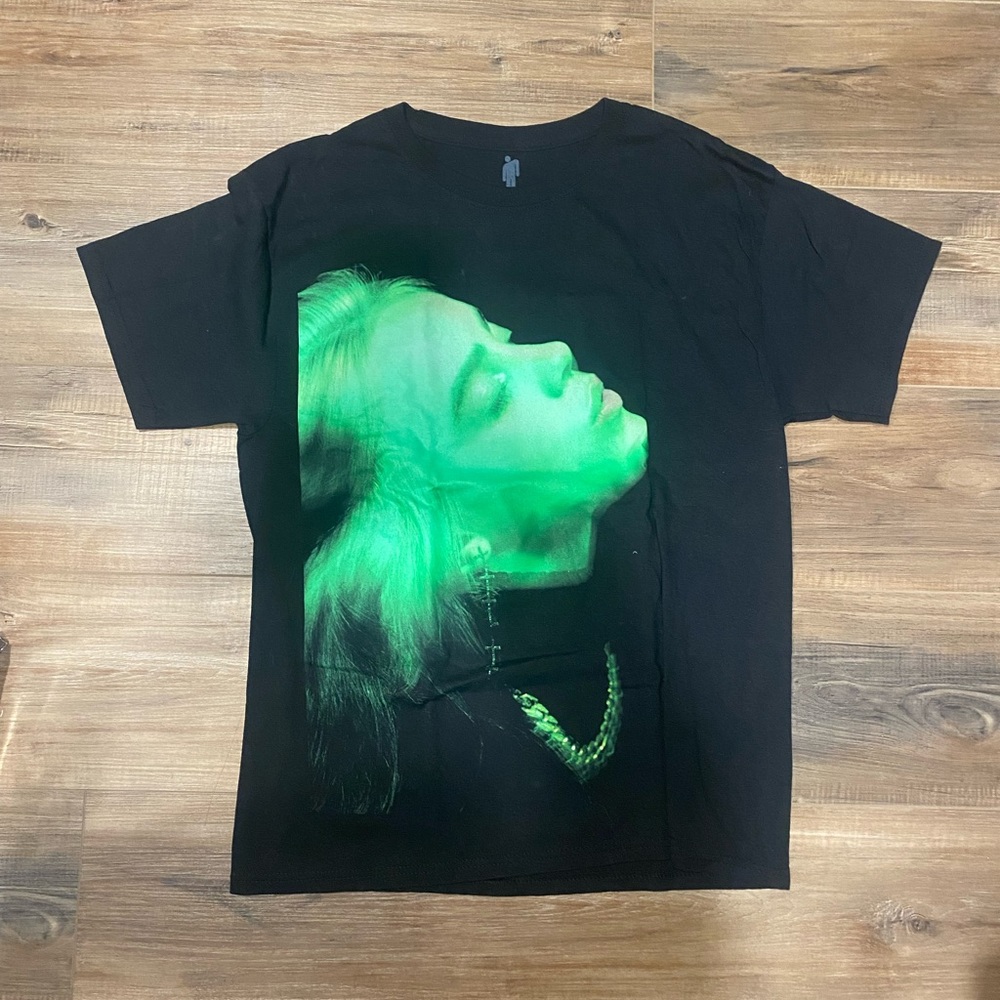 Pre-owned Billie Eilish "Where do we go" 2020 Tour T-Shirt 
Size m